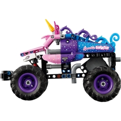 Klocki LEGO 42220 Monster Jam Sparkle Smash z napędem pulback TECHNIC